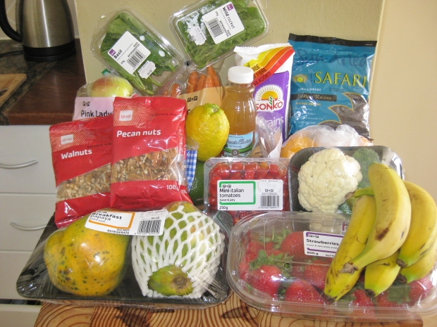 healthy grocery shopping South Africa